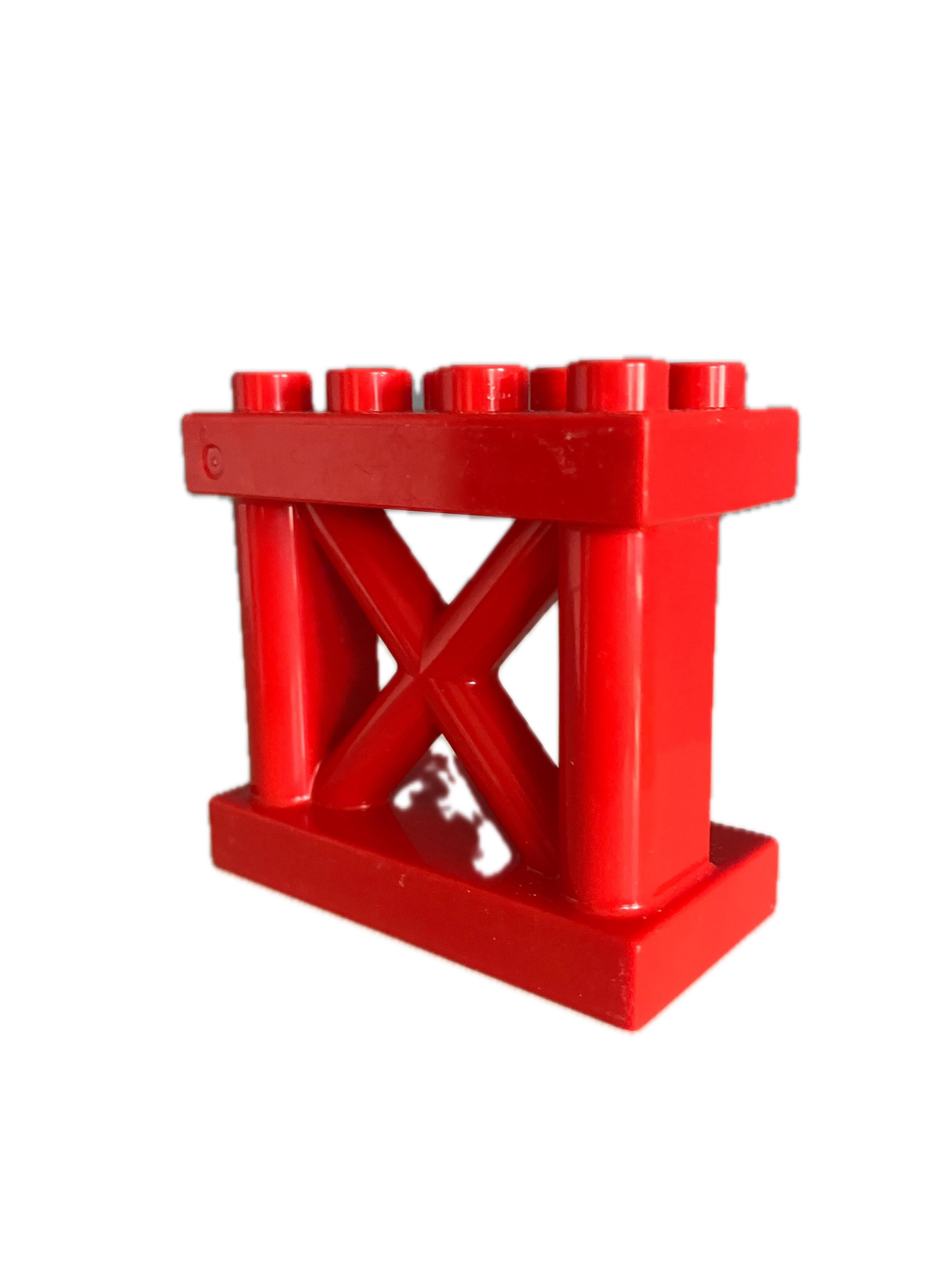 Lego® Duplo® podpěra, podstavec červený
